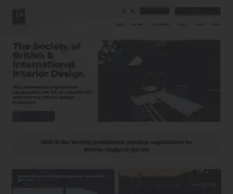 Sbid.org(Society of British and International Interior Design) Screenshot