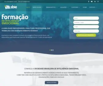 Sbie.com.br(Sociedade Brasileira de Inteligência Emocional) Screenshot