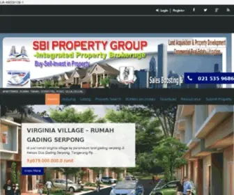 Sbigroup.co.id(RUMAH, APARTEMEN, RUKO, TANAH, CONDOTEL, VILLA) Screenshot