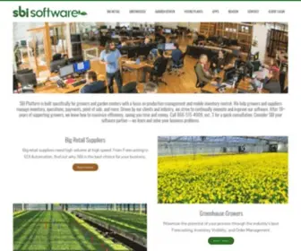 Sbigrower.com(Business Management Software for Greenhouse Growers) Screenshot