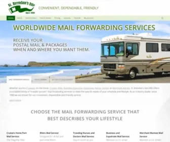 Sbimailservice.com(Mail Forwarding Services at St Brendan's Isle) Screenshot