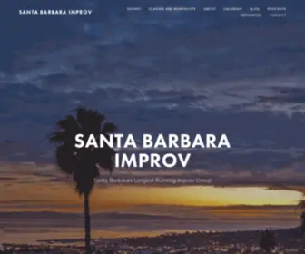 Sbimprov.com(Santa Barbara Improv) Screenshot