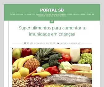 Sbinfecto.org.br(Portal SB) Screenshot