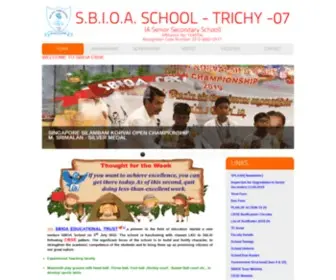 Sbioaschooltrichy.org(SBIOA CBSE SCHOOL) Screenshot