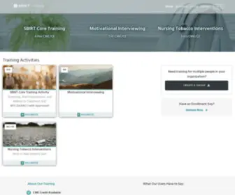 Sbirttraining.com(SBIRT Training) Screenshot