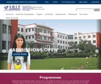 Sbit.in(Best Engineering College in Delhi NCR & Haryana) Screenshot