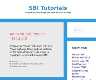 Sbitutorials.com(SBI Tutorials) Screenshot