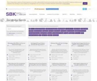 SBK-Healthcare.co.uk(Upcoming online forums and webinars) Screenshot