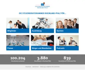 SBK-RLP.de(Die Steuerberaterkammer Rheinland) Screenshot