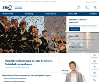 SBK.org(Siemens-Betriebskrankenkasse (SBK)) Screenshot