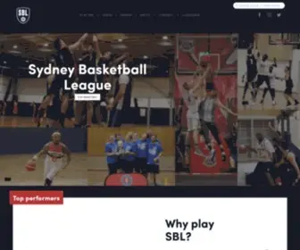 SBL.com.au(Sydney Basketball League) Screenshot