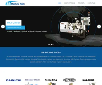 Sbmachinetools.com(SB Machine Tools) Screenshot