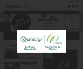 Sbmastologia.com.br(Sociedade Brasileira de Mastologia) Screenshot