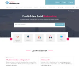 SBmbacklinks.com(Social bookmarking sites list) Screenshot