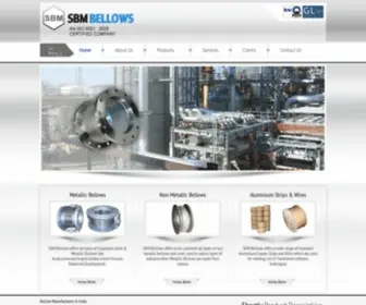 SBmbellows.org(Bellow Manufacturers in India) Screenshot