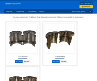 Sbmengineerings.com(Neckring For Glass Manufacturer) Screenshot