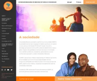SBMFC.org.br(Sociedade Brasileira de Medicina de Família e Comunidade) Screenshot