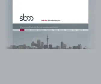 SBmlegal.co.nz(Employment law specialists) Screenshot