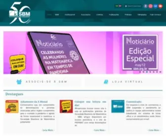 SBM.org.br(Sociedade Brasileira de Matemática) Screenshot