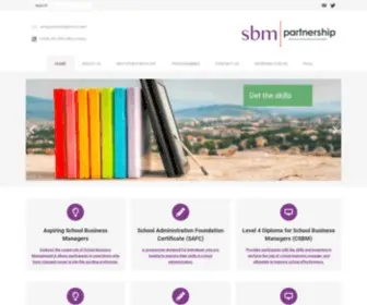 SBmpartnership.org.uk(Training for School Business Managers and Administrators) Screenshot