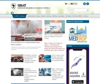 SBMT.org.br(Sociedade Brasileira de Medicina Tropical) Screenshot