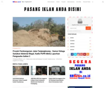 Sbnews.co.id(Sbnews) Screenshot