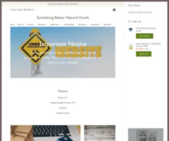 SBNF.net(Something Better Natural Foods Home) Screenshot