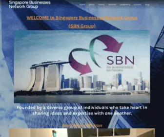 SBNgroup.org(Singapore Businesses Network Group) Screenshot