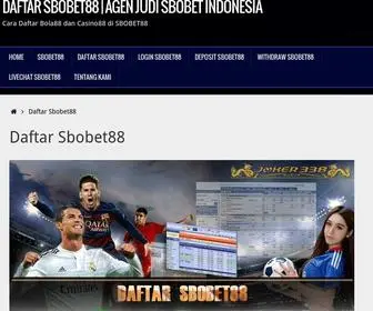 Sbobett88.asia Screenshot