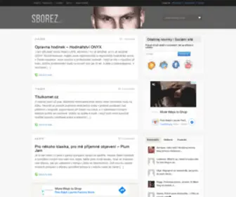 Sborez.cz(Sborez blog) Screenshot