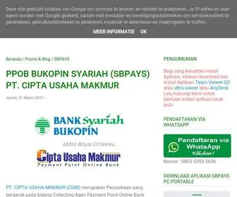 Sbpays.id(PPOB BUKOPIN SYARIAH (SBPAYS) PT) Screenshot