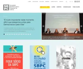 SBPcnet.org.br(SBPC) Screenshot