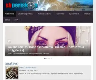 Sbperiskop.net(Jedini brodski web magazin) Screenshot