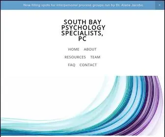 SBPSYchology.com(South Bay Psychology Specialists) Screenshot