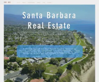 Sbre.com(Santa Barbara Real Estate) Screenshot