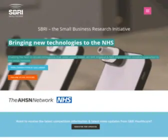 Sbrihealthcare.co.uk(SBRI Healthcare) Screenshot