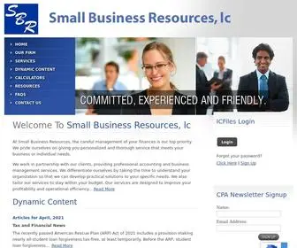 SBRLC.com(Small Business Resources) Screenshot