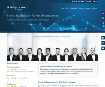 SBS-Legal.de(SBS Legal) Screenshot