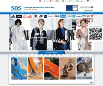 SBS-Zipper.com(Zipper Manufacturer/Supplier in China over 36 Years) Screenshot