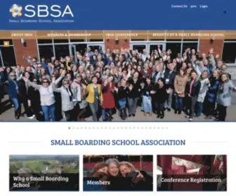 Sbsaonline.org(Small Boarding Schools Association) Screenshot