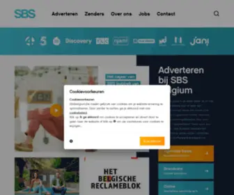 SBsbelgium.be(SBS Belgium) Screenshot
