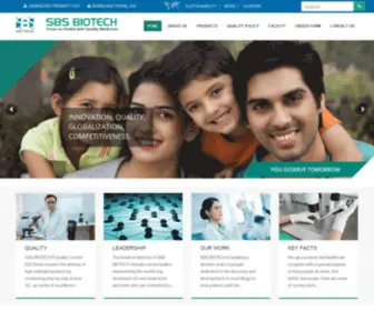 SBsbiotech.com(SBS Biotech) Screenshot