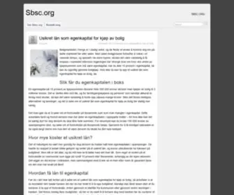 SBSC.org(Lån) Screenshot