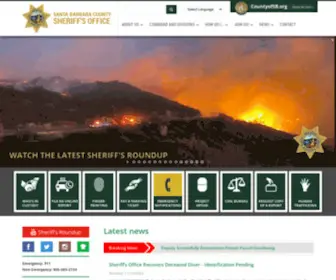 SBsheriff.org(Santa Barbara County Sheriff's Office) Screenshot