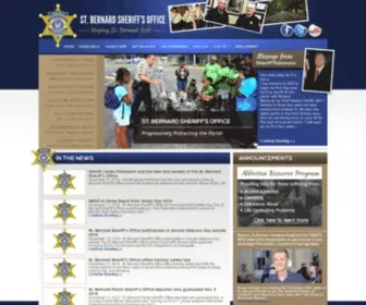 Sbso.org(Bernard Sheriff's Office) Screenshot