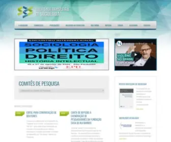 Sbsociologia.com.br(Sociedade Brasileira de Sociologia) Screenshot