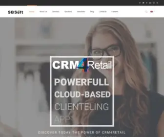 Sbsoft.com(Microsoft Dynamics 365 CRM Fashion Partner) Screenshot