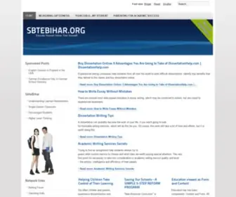 Sbtebihar.org(Education site) Screenshot