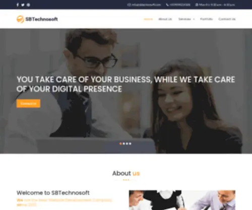 Sbtechnosoft.com(Web development companies in Hyderabad) Screenshot