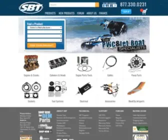 Sbtontheweb.com(SBT Jetski Engines) Screenshot